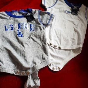LA dodgers onsies